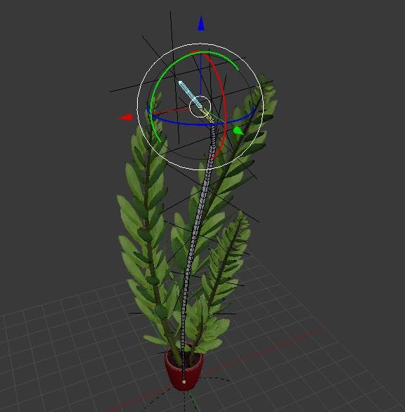 rigged Indoor plant preview image 4